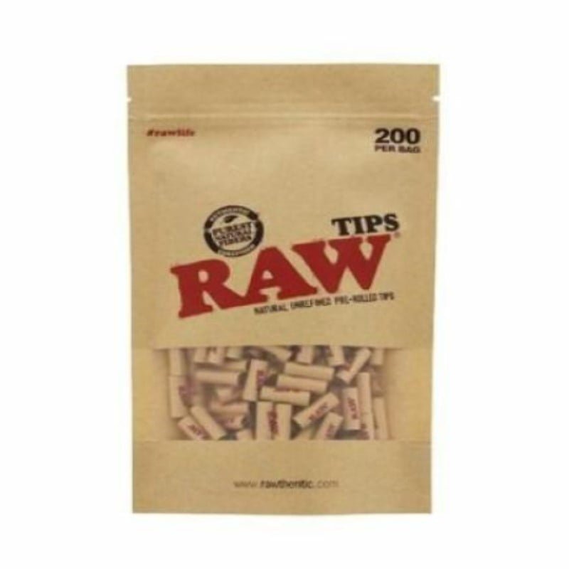 Prerolled Tips van RAW: Handige filtertips voor een geoptimaliseerde en gemakkelijke rookervaring.