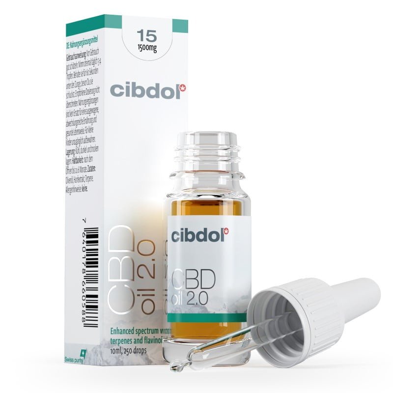 CBD Olie 15% van Cibdol - Premium CBD-olie met een krachtige concentratie van 15%. Ervaar de voordelen van CBD met onze hoogwaardige olie van Cibdol.