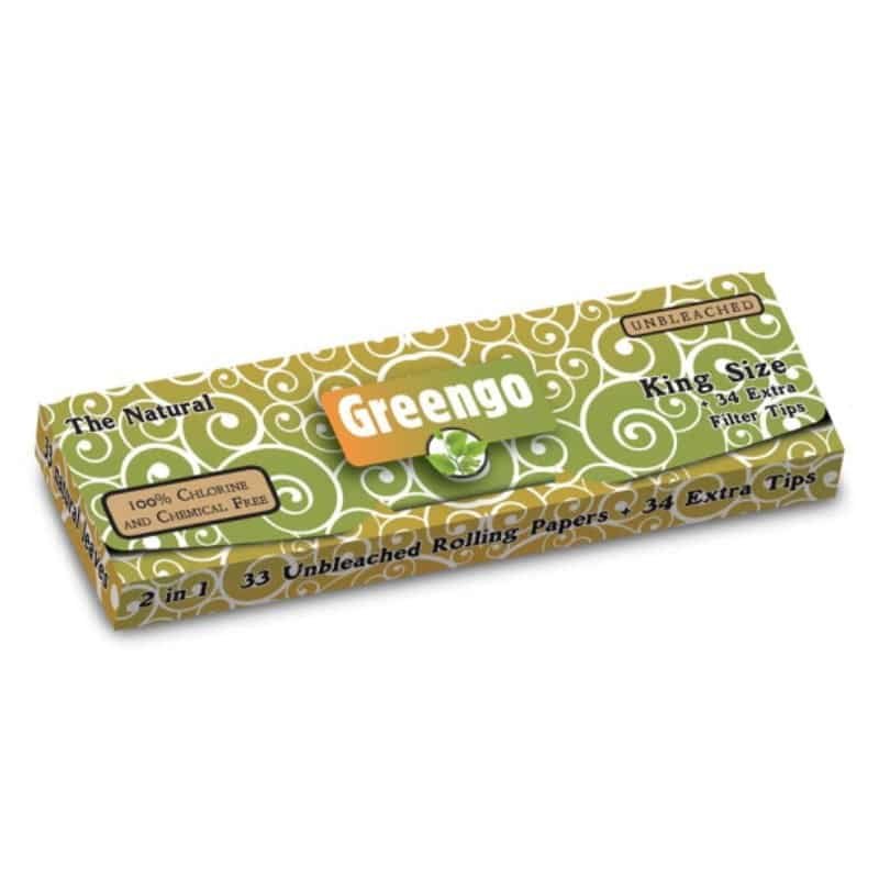 Greengo Vloei King Size Regular - Geniet van een natuurlijke en duurzame rookervaring met Greengo King Size Regular vloei. Gemaakt van ongebleekt papier voor bewuste rokers.