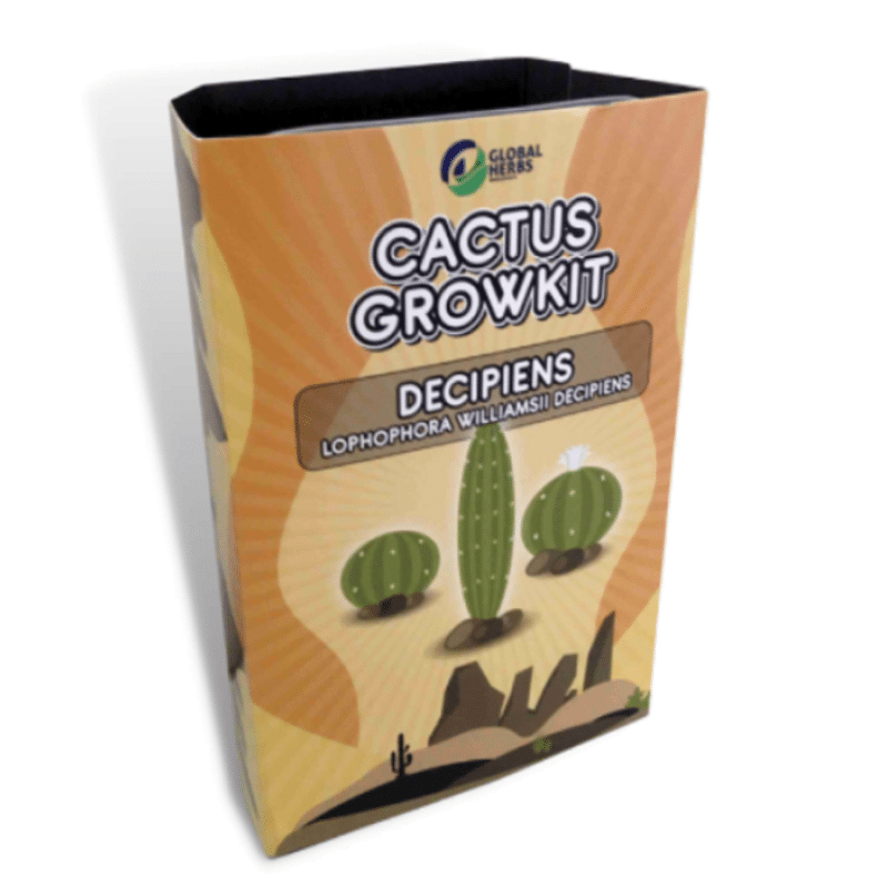 Cactus Growkit diverse soorten - Een handige kweekset voor verschillende cactusvariëteiten. Start je eigen cactusavontuur met dit veelzijdige growkit.