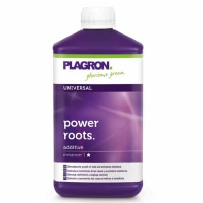 Power Roots van Plagron: Geef je planten een sterke start met deze wortelstimulator voor gezonde wortelgroei.