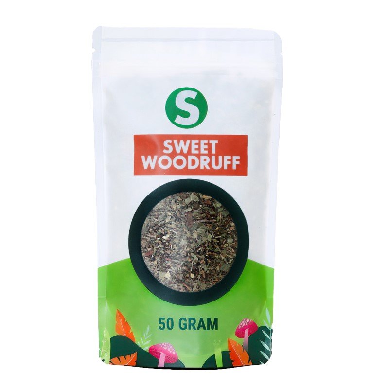 Sweet Woodruff van SmokingHotXL met een inhoud van 50 gram