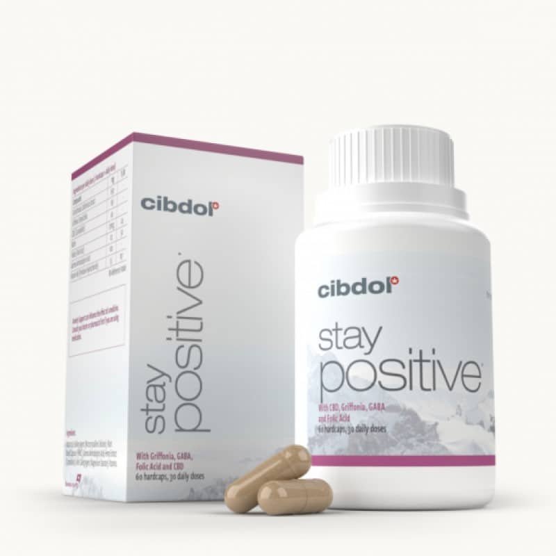 Cibdol Stay Positive Capsules - Ondersteun je stemming met Stay Positive Capsules van Cibdol. Ontdek de voordelen voor een positieve mindset.