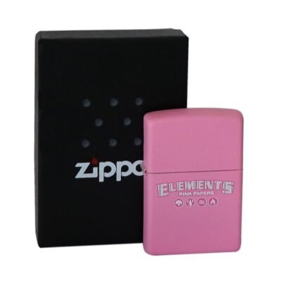 Roze Zippo Aansteker in samenwerking met Elements