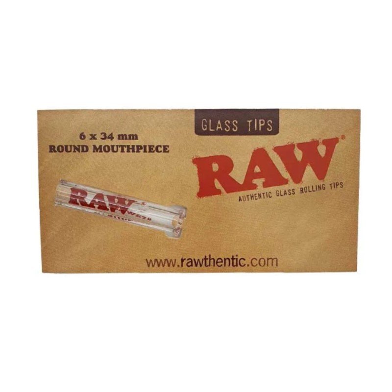 Glass Tip van RAW in de verpakking